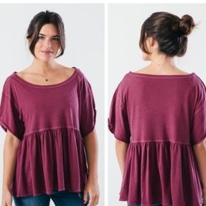 Free People: We the Free Odyssey Tee Peplum